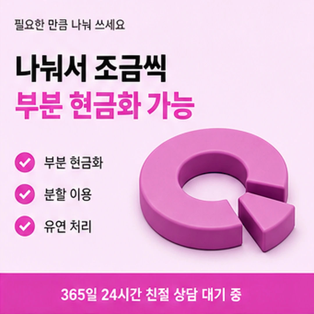 다음머니 보증금 카드 대출 날짜 항목 보기 안내 배너